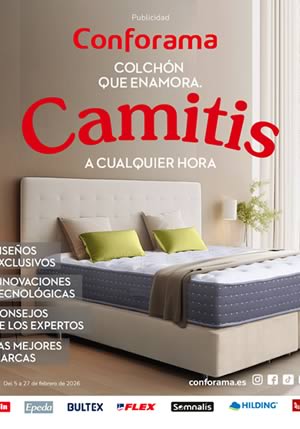 Catálogo Conforama Guía de Descanso 2026